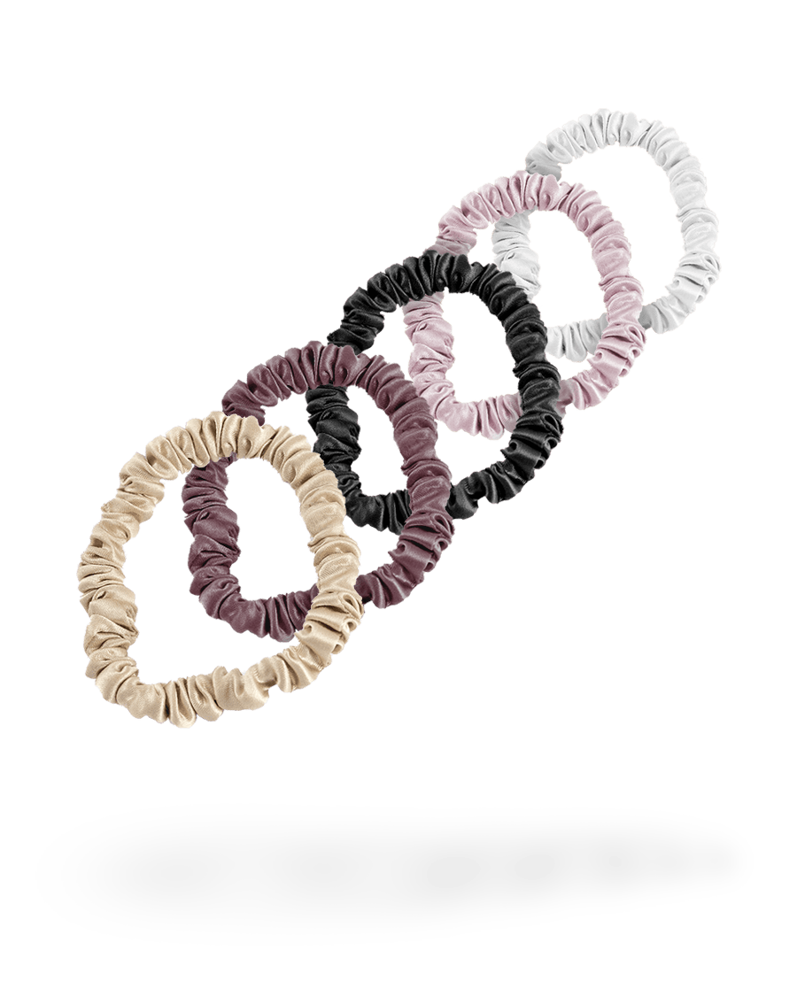 Siidist mini juuksekummide komplekt (5tk)