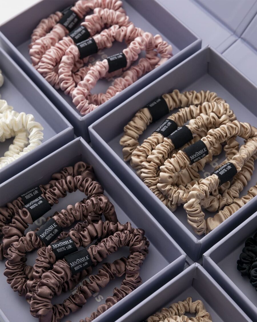 Siidist mini juuksekummide komplekt (5tk)