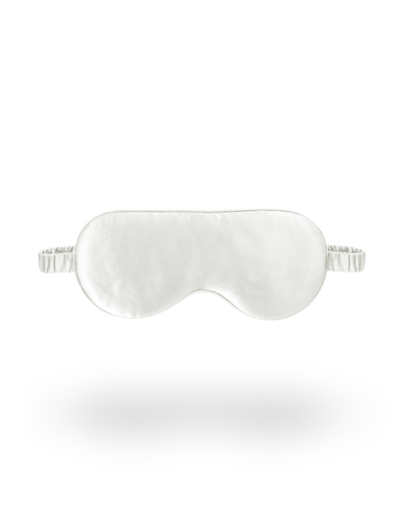 Siidist magamismask valge
