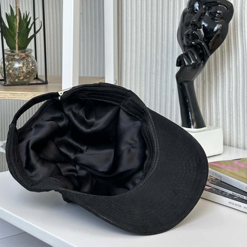 Mulberry silk lined peaked hat