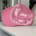 Mulberry silk lined peaked hat
