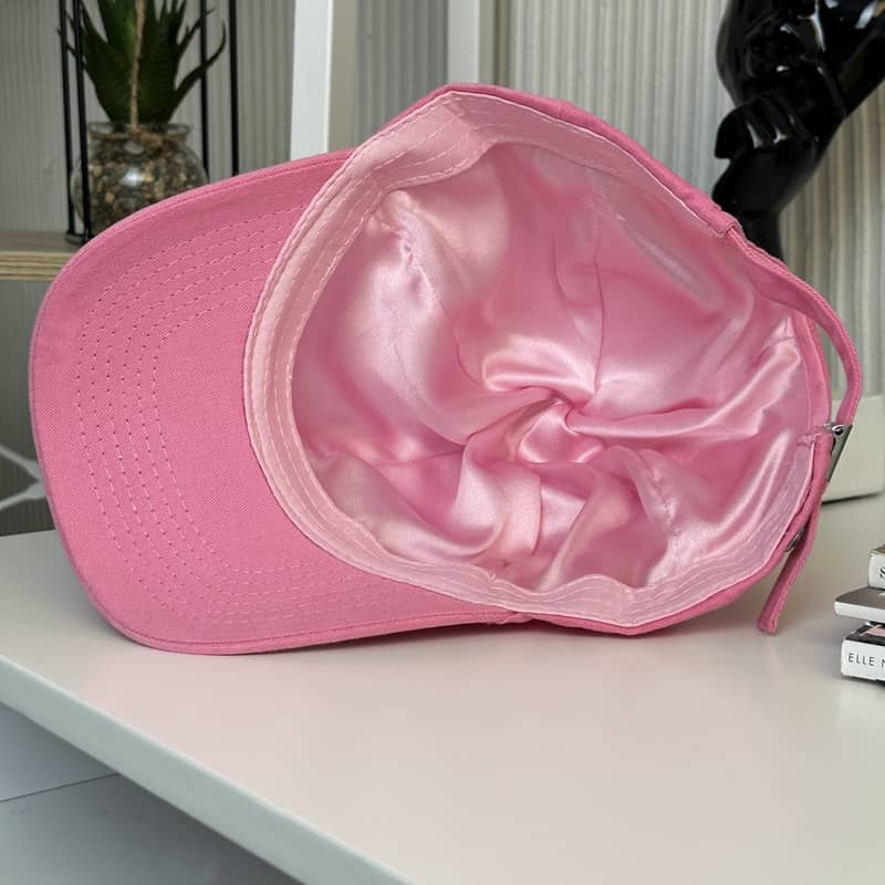 Mulberry silk lined peaked hat
