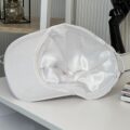 Mulberry silk lined peaked hat