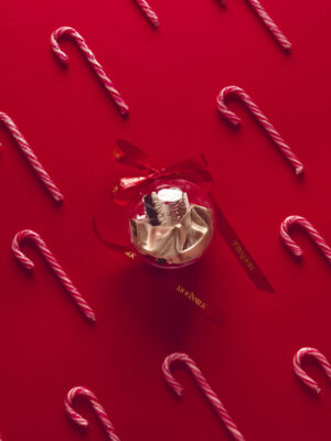 Kinkekomplekt "Jõuluehe" - 4 mini juuksekummi ja 1 scrunchie